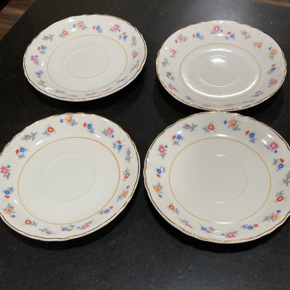 George W.S 6" Plates(‎ lot of 4)